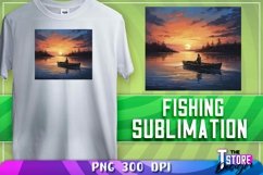 Fishing Sublimation Bundle|Fishing PNG design|River Design Product Image 9