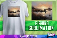 Fishing Sublimation Bundle|Fishing PNG design|River Design Product Image 13