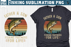 Fishing sublimation design | Fishing clipart Product Image 1