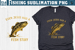 Fishing sublimation design | Fishing clipart Product Image 1