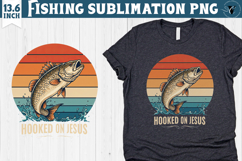 Fishing sublimation design | Fishing clipart Product Image 1