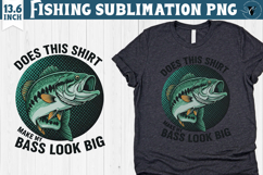 Fishing sublimation design | Fishing clipart Product Image 1