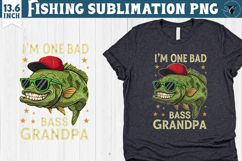 Fishing sublimation design | Fishing clipart Product Image 1