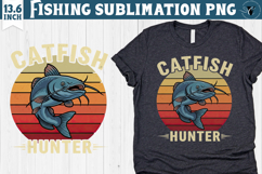 Fishing sublimation design | Fishing clipart Product Image 1