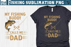 Fishing sublimation design | Fishing clipart Product Image 1