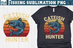 Fishing sublimation design | Fishing clipart Product Image 1
