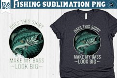 Fishing sublimation design | Fishing clipart Product Image 1