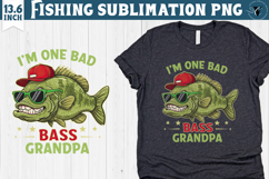 Fishing sublimation design | Fishing clipart Product Image 1
