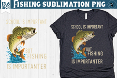 Fishing sublimation design | Fishing clipart Product Image 1