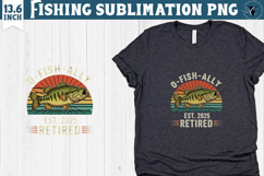 Fishing sublimation design | Fishing clipart Product Image 1