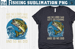 Fishing sublimation design | Fishing clipart Product Image 1