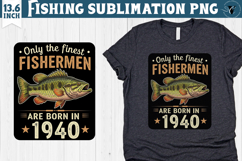 Fishing sublimation design | Fishing clipart Product Image 1