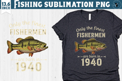 Fishing sublimation design | Fishing clipart Product Image 1