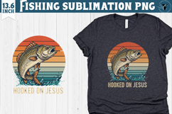 Fishing sublimation design | Fishing clipart Product Image 1