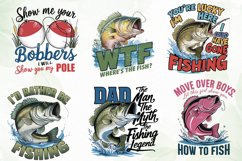 Fishing Quotes Sublimation Clipart Product Image 2