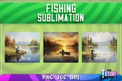 Fishing Sublimation Bundle|Fishing PNG design|River Design Product Image 5