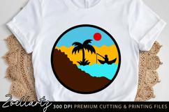 Fishing Camp SVG Cut File Camping SVG Adventure Illustration Product Image 2