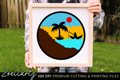 Fishing Camp SVG Cut File Camping SVG Adventure Illustration Product Image 5