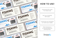 Printable Fishing Trip Ticket Canva Editable Templates Product Image 3