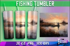 Fishing Tumblers Wrap 20 oz. PNG|PNG File|Fishing PNG v.2 Product Image 4