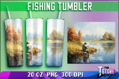 Fishing Tumblers Wrap 20 oz. PNG|PNG File|Fishing PNG v.2 Product Image 6