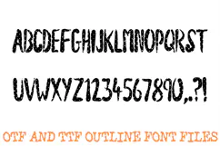 Fishnet Doodle ABC Font Hand Drawn Letters Alphabet OTF TTF Product Image 2
