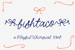 Fishtaco Script - Whimsical Font Product Image 1