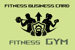 Fitness Gym Business Card Product Image 2