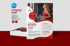 Fitness Club Flyer Template