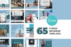 Editable Fitness Instagram Post Template Business, Canva Product Image 2