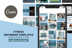 Editable Fitness Instagram Post Template Business, Canva Product Image 5