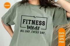 Fitness mode, gym svg sports quote Product Image 3