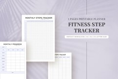 Fitness Step Planner | Fitness Log | Fitness Challenge Product Image 5