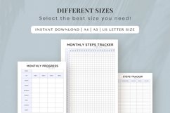 Fitness Step Planner | Fitness Log | Fitness Challenge Product Image 2