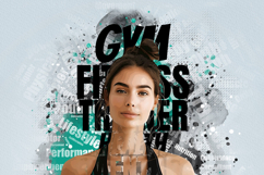 Fitness Trainers Text Photo Effect Product Image 8