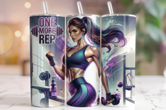 Fitness Tumbler, Gym Tumbler Wrap, Workout Tumbler Wrap PNG Product Image 1