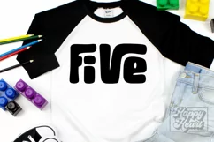 Five SVG - 5th Birthday Boy Girl - Fifth Birthday Shirt PNG Product Image 4