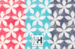 Five petal flowers pattern skinny tumbler wrap sublimation Product Image 4