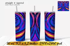 Tie Dye tumbler,abstract tumbler,20oz skinny tumbler Product Image 1
