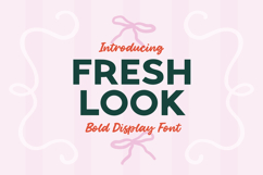 FRESH LOOK Bold Title Display Font Product Image 1