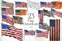 Flag American Sublimation Clipart Product Image 1