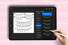 Flag Banner Stamp Brush for Procreate Product Image 2
