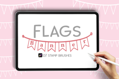 Banner Stamp Brush for Procreate