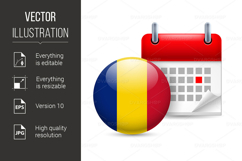Icon of National Day in Romania Product Image 1