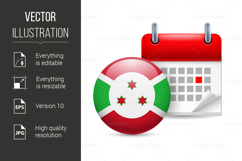 Icon of National Day in Burundi Product Image 1