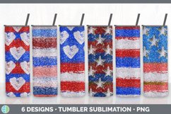 Bundle of six 4th of July sublimation tumbler designs.