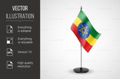 Table flag of Ethiopia Product Image 1