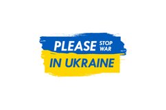 Flag ukraine with text please stop war in ukraine design Product Image 1