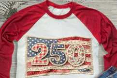 USA 250th Anniversary PNG, America 250 Flag 1776-2026 Product Image 9