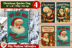 Christmas Garden Flag Bundle,Vintage Christmas,Cute Snowman Product Image 2